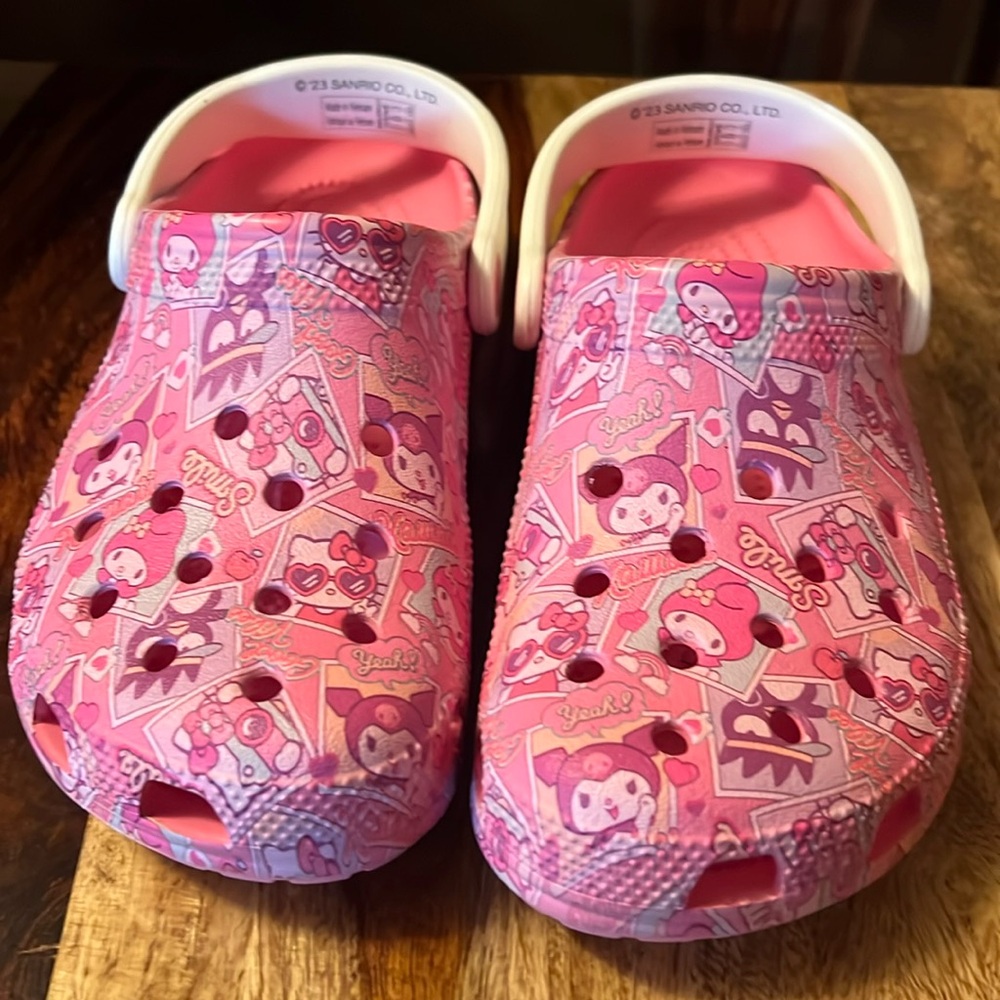 Hello kitty and friends crocs